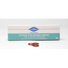 B Metal Center Medium Paper Discs 50 per Box (19mm (3/4))