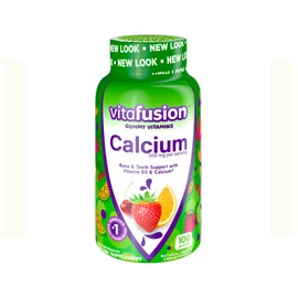 Vitafusion Gummies Calcium with Vitamin D3, 100 Count, Pack of 2