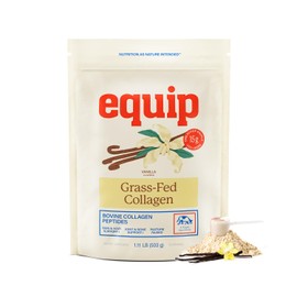 Equip Colágeno en polvo de animales alimentados con pasto | Péptidos de colágeno bovino hidrolizado con aminoácidos | Colágeno de res de primera calidad para articulaciones, piel y uñas saludables | S