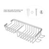 KUIDAMOS Bathroom Storage Shelf Bathroom Organizer with 2 Hooks, Easy