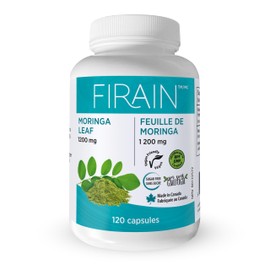 Firain Moringa Oleifera Leaf Canadian Made 600mg capsules - Natural Antixoidant Boost for Optimal Health