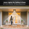 OPAXIS Motion Sensor Outdoor Ceiling Light, Flush Mount Light with