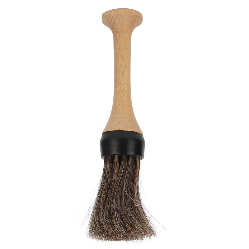 Wooden Neck Duster Brush Broken Hair Cleaning Sweep Hairdresser Neck