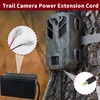 Trail Camera Power Cord,5.5x2.1mm DC Plug External Power Cable Compatible