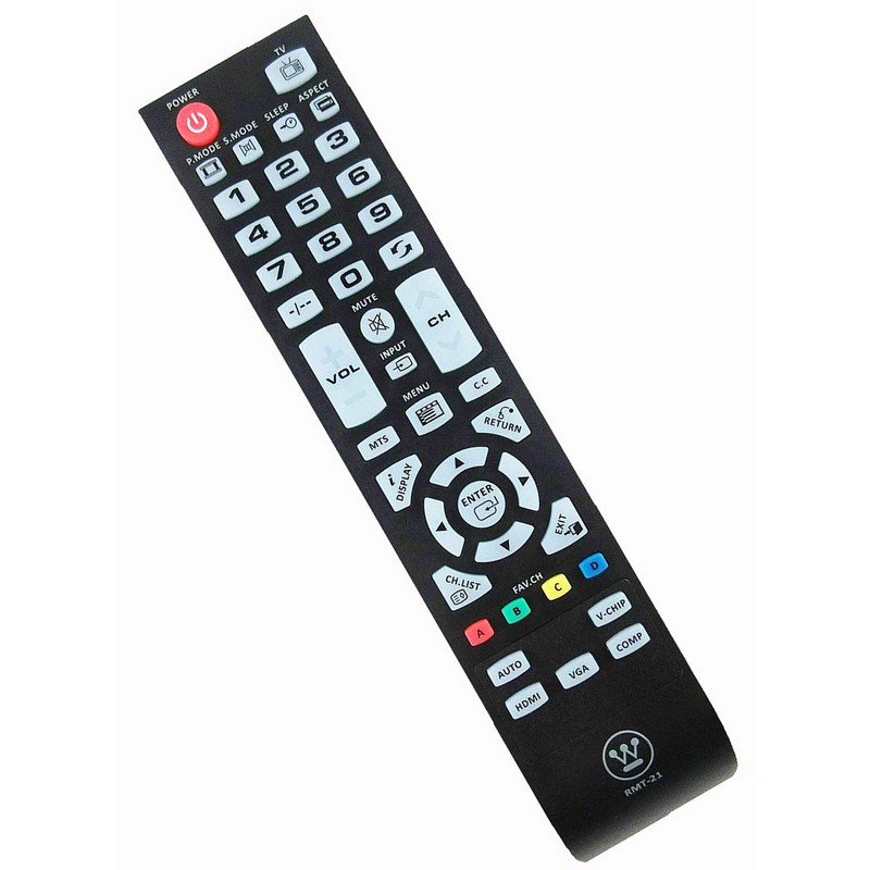 New RMT-21 Remote Control Replacement for Westinghouse TV CW50T9YW CW40T8GW
