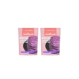 Mochi Foods Ube Mochi Pancake and Waffle Mix, 8 oz, Pack of 2