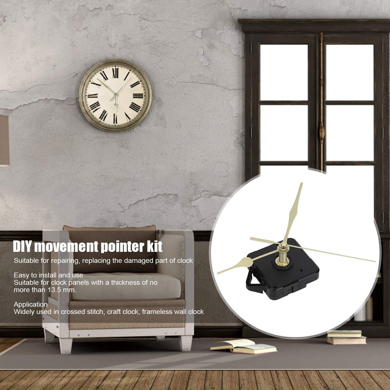 2Set Quartz Clock Movement Pointer Kit Mechanism Parts DIY Watch