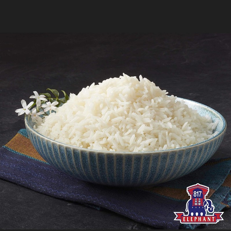 817 Elephant Jasmine Rice White Thai Hom Mali, 2 lbs