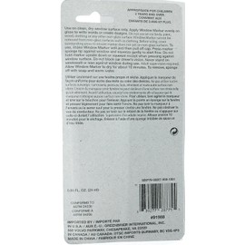 Window Marker - Black (Temporary Paint for Car or Home Windows - Washes Off with Water)