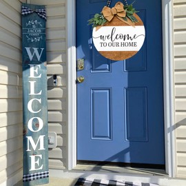 Welcome Stencils for Painting on Wood Farmhouse Stencils for Painting Plastic Welcome Stencil Letter Word Painting Stencils for Wall Wood Porch Sign