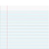 STAPLES Notepads, 8.5" x 11", Narrow Ruled, White, 50 Sheets/Pad,