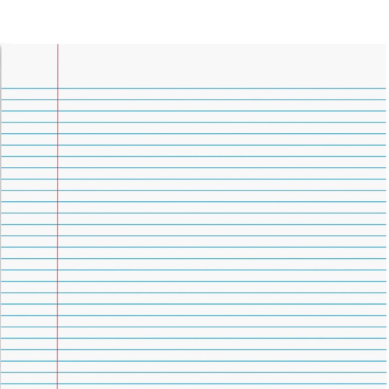 STAPLES Notepads, 8.5" x 11", Narrow Ruled, White, 50 Sheets/Pad,