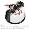 Generic Ammeter Gauge, 12V 60-0-60 AMP Ampere Meter, 52mm Black