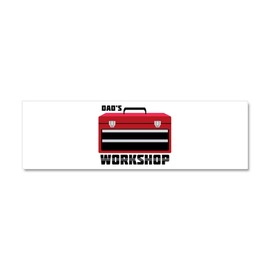CafePress DADS Workshop Car Magnet 10 X 3 10" x 3", Bumper Magnet