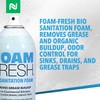 Nisus Foam-Fresh Bio Sanitation Foam, Removes Grease and Organic Buildup,