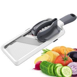 YANJINGSHE Vegetable Slicer & Fruit Slicer, 3-Thickness Adjustable, Compact