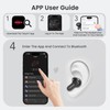 MS109 AI Translator Earbuds, 4-in-1 Translation Earbuds in Real Time