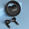 COBY Spinning True Wireless Earbuds | Spinner Bluetooth Earbuds, 8HR