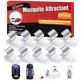 10 Lures Mosquito Attractant Refill, Mosquito Bait Lure Biting Cartridge for Bug Zapper Fly Traps, Compatible with All Insect Mosquitoes Flying Trap
