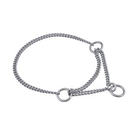 Alvalley Martingale Collar for Dogs - Show Chain Dog Collar - Made of Brass - Safe, Easy to Handle - Suitable for Showing, Training, and Walking - Perfect for Small, Medium, and Large Pets