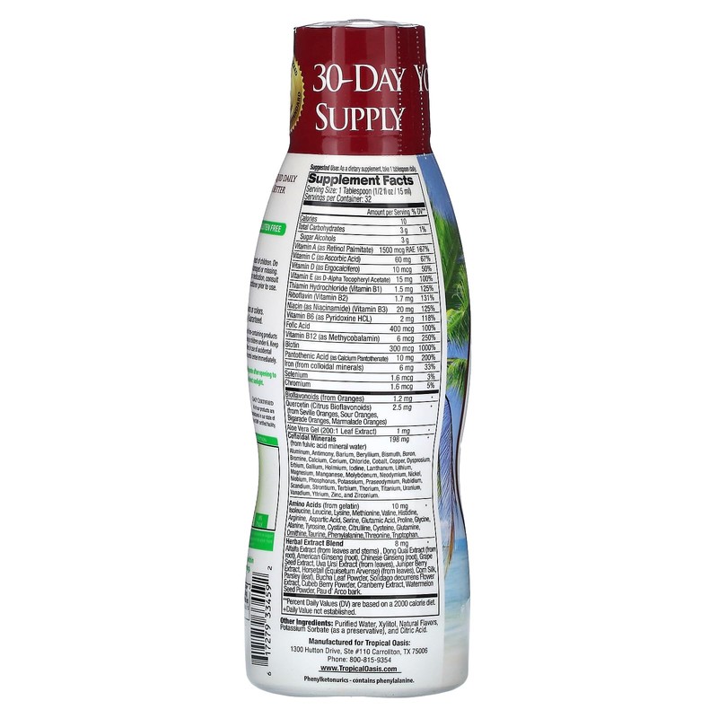 Tropical Oasis Multiple Vitamin Mineral for Adult - 16 fl