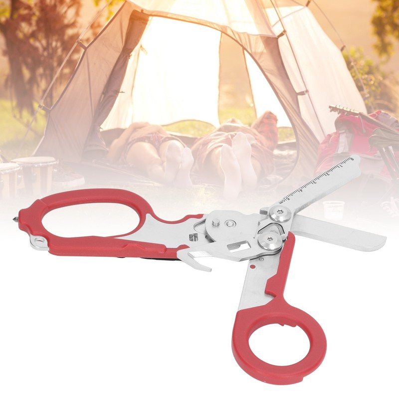Folding Scissors Stainless Steel Clear Scale Wind Breaker Cutter Wrench