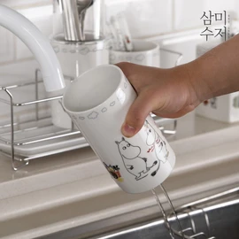 Sammi [Spoon] Moomin The Kitchen 3-tier wire mesh cutlery container / 삼미  [수저]무민 더키친 3단 철망 수저통
