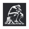 Go All Out XX-Large Black Mens The Thinker Bigfoot Sasquatch