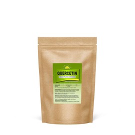 Quercetin, High Purity (99.3%, Plant-Based), Vegan, No Additives, with Dosing Spoon, 60 g Powder in Bag, Bonemis®