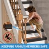 Elvone Stair Nosing, Rubber Edging Guard Trim Self Adhesive, Vinyl