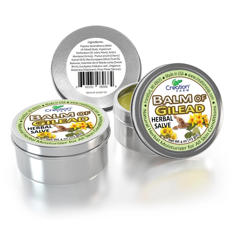 Creation Farm Balm of Gilead Salve - Large 4 Oz