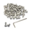 iexcell 50 Pcs 5/16-18 x 3/4" Stainless Steel 304 Hex