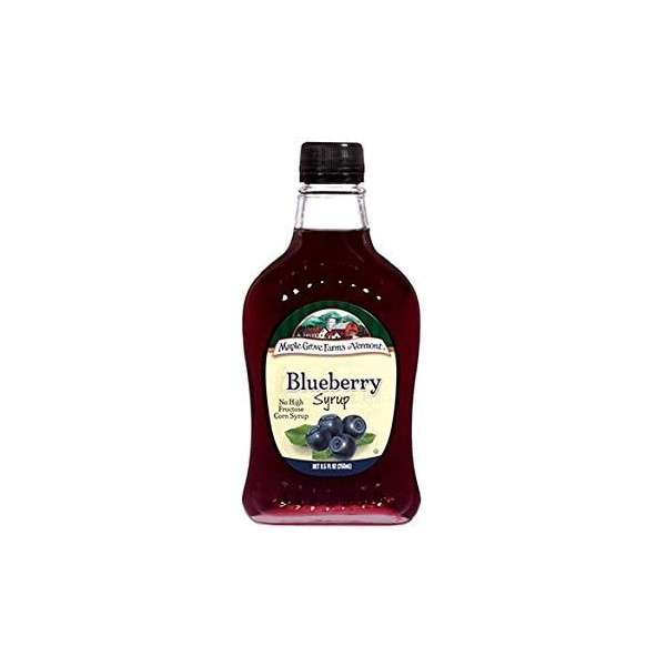 Maple Grove Farms Syrup Natural Blueberry 8.5 OZ (Pack of 2)2