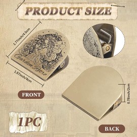 craspire Metal Clip for Diary with Angel and Fairy Vintage Travel Notebook Book Bill Binder Clips Holder Alloy Antique Bronze Decorative Midori Travellers for TN Travellers Art Reading Decoration