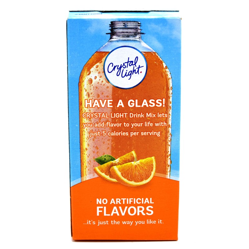 Crystal Light On The Go Classic Orange Drink Mix, 10-Packet