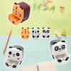 Pencil Sharpener Cute Metal Desktop Pencil Sharpener with Handle, Cartoon