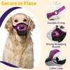 LUCKYPAW Dog Muzzle, Mesh Muzzle for Large Medium Small Dogs