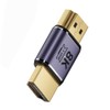 NFHK HDMI Male to HDMI 2.1 Male UHD Extension Gold