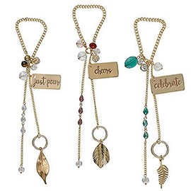 Grasslands Road Wine Bottle Necklaces Assortment Bar Cart Essentials, 8 1/2", Multicolored