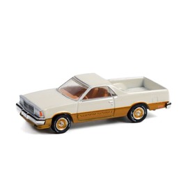 ModelToyCars 1980 Chevy El Camino SS Super Sport, White and Gold - Greenlight 13310C - 1/64 Scale Diecast Car