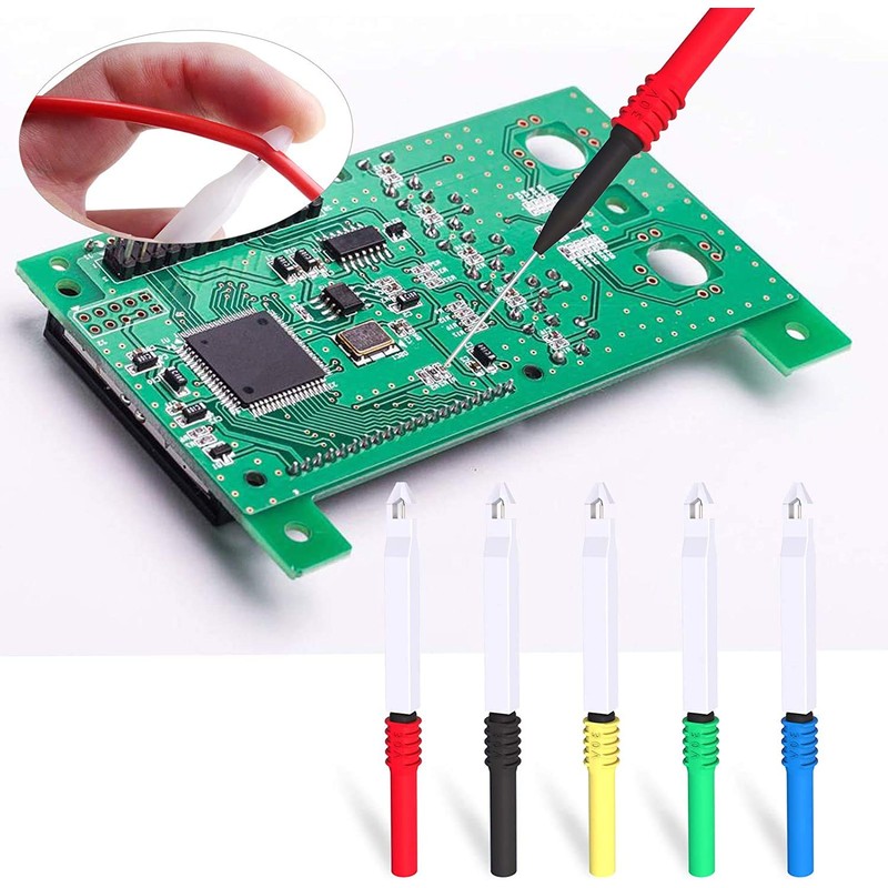 Cleqee 30 Pcs Car Back Probe Kit Banana Plug Copper