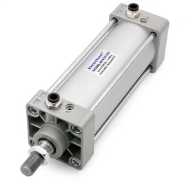 Heschen Pneumatic Standard Cylinder, SC 63-125, PT3/8'' Port, 63mm Bore, 125mm Stroke, Double Acting