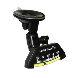Lev-o-Gage Inclinometer Mounting Bracket - Dashboard or Windshield Mount for Angle Gauges, Tilt Meters, Level Gauges, and More