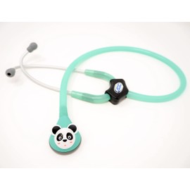ADC(NY,USA) ADC Stethoscope AD Scope Adimals Pediatrick for Children AD718FE Frosty Emerald (Panda)