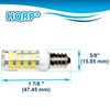 HQRP 2-Pack E12 110V LED Light Bulb Cool Compatible with