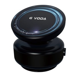 G VODA for 360° Adjustable Electric Vacuum Magnetic Suction Cup Phone Mount，car Phone Holder Mount Compatible Fit for with All Phone (Black)