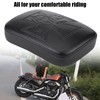 Motorcycle Suction Cup Rear Pillion Passenger Pad Seat for Bobber