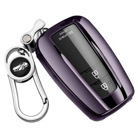 Smart Key Case, Keyless Entry, Made of Premium TPU Material, Shock Resistant, Scratch Resistant, Waterproof, Fashionable Smart Key Holder, Black