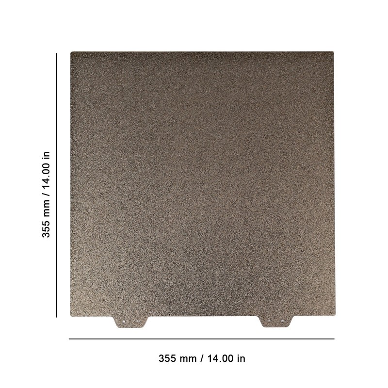 Spring Steel Sheet Double Sided PEI Gold Powder Flexible Build