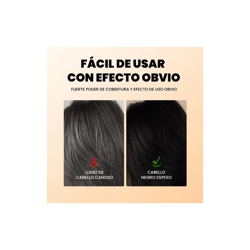 Tinte En Barra Para Cabello Cubre Canas Con Peine 20g